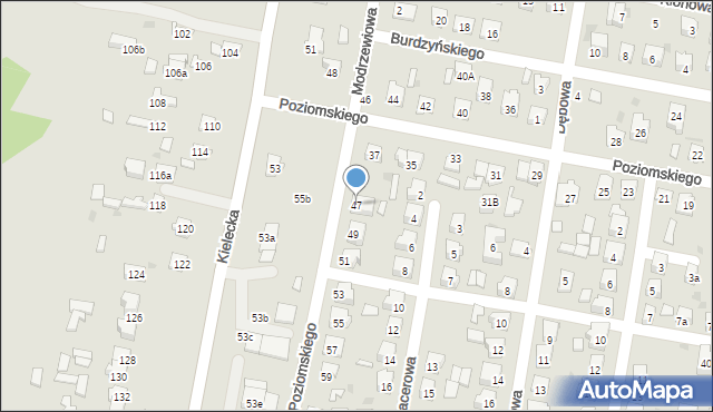 Suchedniów, Sokolica, 47, mapa Suchedniów