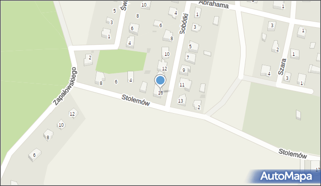 Sulęczyno, Sobótki, 16, mapa Sulęczyno