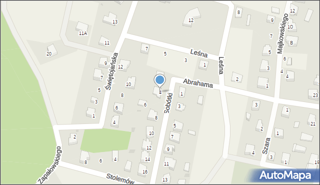 Sulęczyno, Sobótki, 4, mapa Sulęczyno