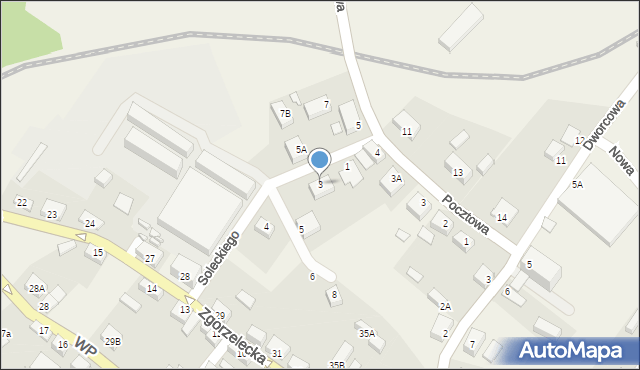 Sulików, Soleckiego Kazimierza, ks., 3, mapa Sulików