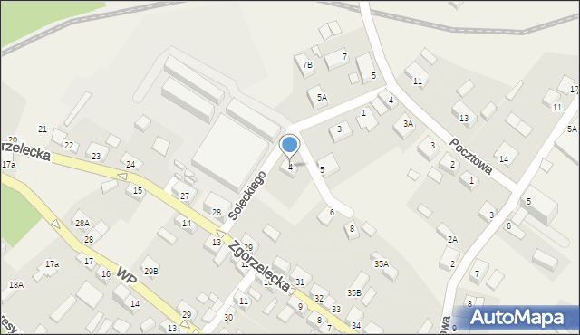 Sulików, Soleckiego Kazimierza, ks., 4, mapa Sulików