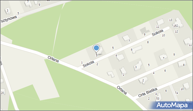 Sulmin, Sokola, 3, mapa Sulmin