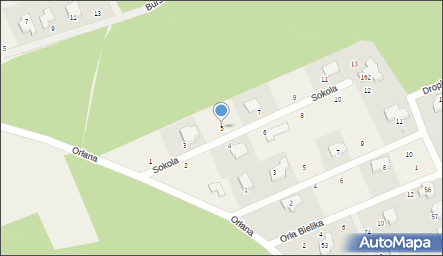 Sulmin, Sokola, 5, mapa Sulmin