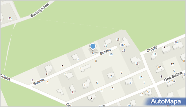 Sulmin, Sokola, 9, mapa Sulmin