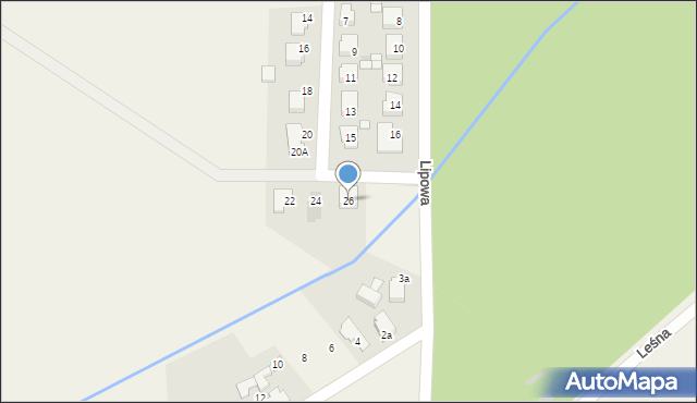 Swadzim, Sosnowa, 26, mapa Swadzim