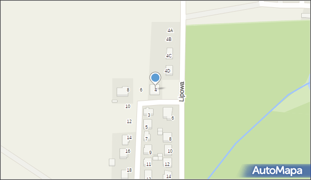 Swadzim, Sosnowa, 4, mapa Swadzim