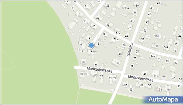 Swarzędz, Sosnowa, 5, mapa Swarzędz