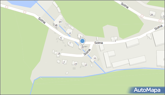 Świebodzice, Solna, 10, mapa Świebodzice