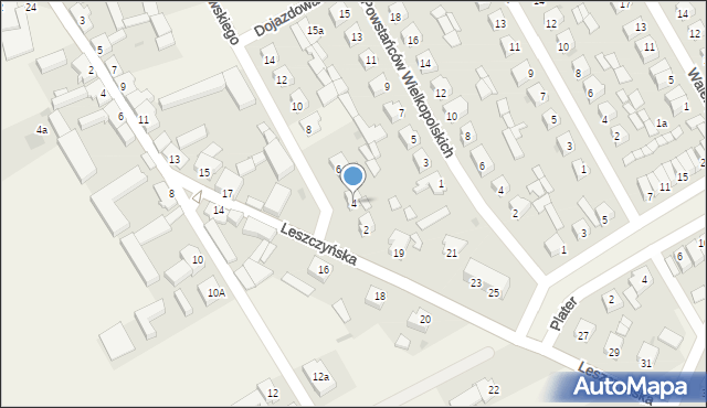 Święciechowa, Sosabowskiego Stanisława Franciszka, gen., 4, mapa Święciechowa