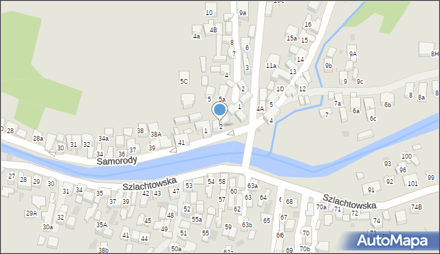 Szczawnica, Sopotnicka, 2, mapa Szczawnica