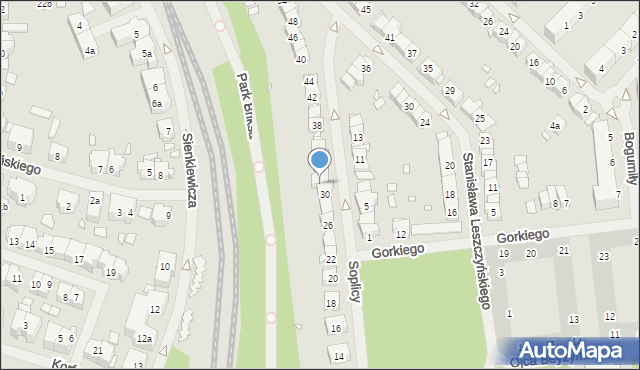 Szczecin, Soplicy Jacka, 32, mapa Szczecina