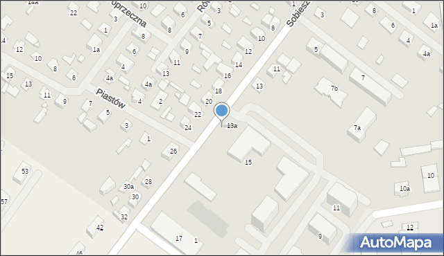 Szczytno, Sobieszczańskiego Zbigniewa, 15a, mapa Szczytno