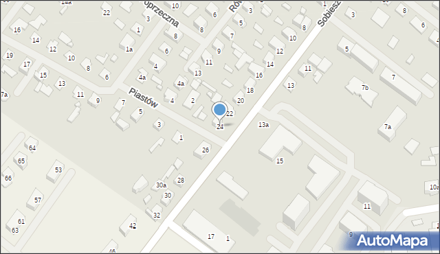 Szczytno, Sobieszczańskiego Zbigniewa, 24, mapa Szczytno