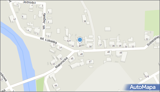 Szprotawa, Sobieskiego, 40, mapa Szprotawa