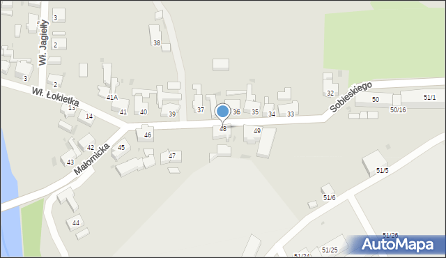 Szprotawa, Sobieskiego, 48, mapa Szprotawa