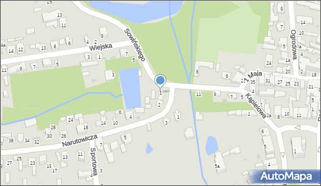 Szydłowiec, Sowińskiego Józefa, gen., 1, mapa Szydłowiec