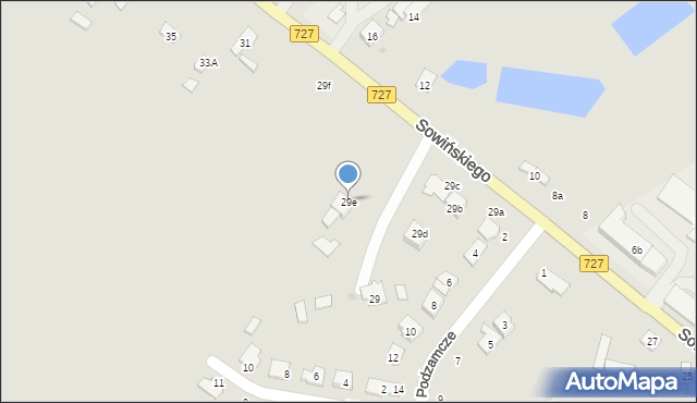 Szydłowiec, Sowińskiego Józefa, gen., 29e, mapa Szydłowiec