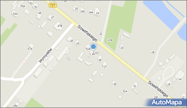 Szydłowiec, Sowińskiego Józefa, gen., 41, mapa Szydłowiec