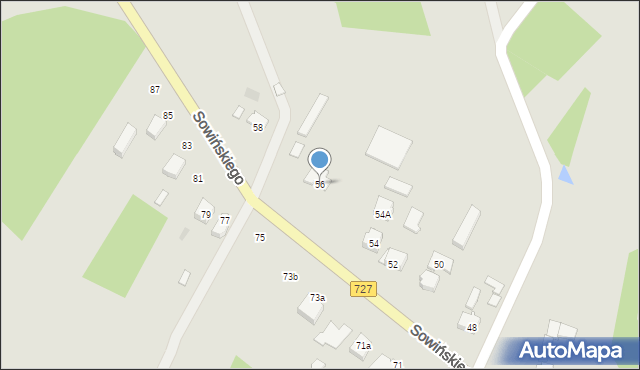 Szydłowiec, Sowińskiego Józefa, gen., 56, mapa Szydłowiec