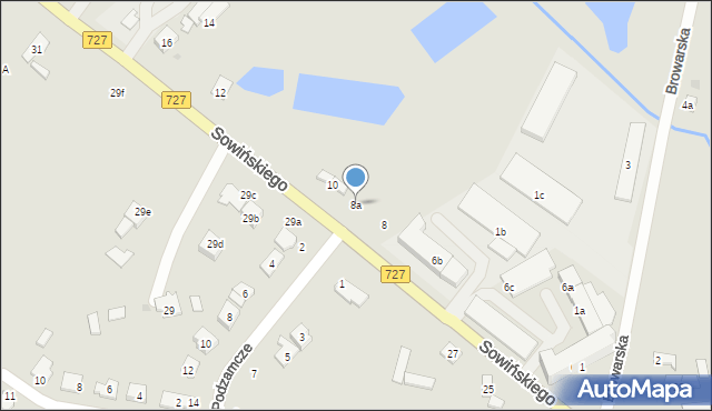 Szydłowiec, Sowińskiego Józefa, gen., 8a, mapa Szydłowiec