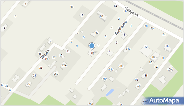 Targówka, Soplicowo, 10, mapa Targówka
