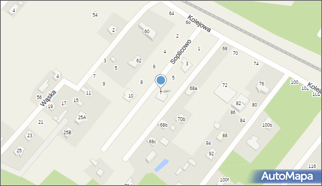 Targówka, Soplicowo, 7, mapa Targówka