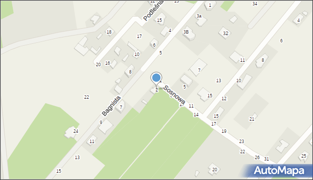 Targówka, Sosnowa, 2, mapa Targówka