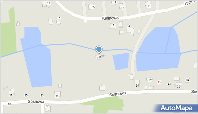 Tarnów, Sosnowa, 23b, mapa Tarnów