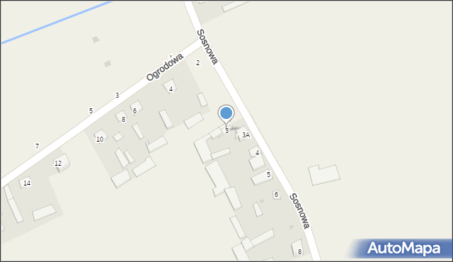 Tarnowo, Sosnowa, 3, mapa Tarnowo