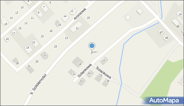 Tarnowo Podgórne, Solankowa, 17, mapa Tarnowo Podgórne
