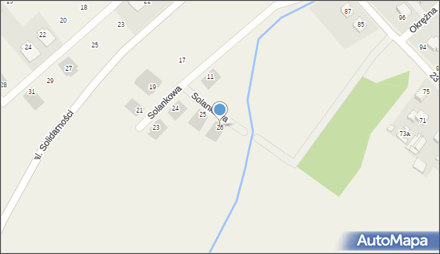 Tarnowo Podgórne, Solankowa, 26, mapa Tarnowo Podgórne