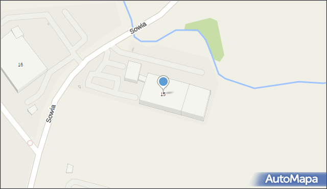 Tarnowo Podgórne, Sowia, 15, mapa Tarnowo Podgórne