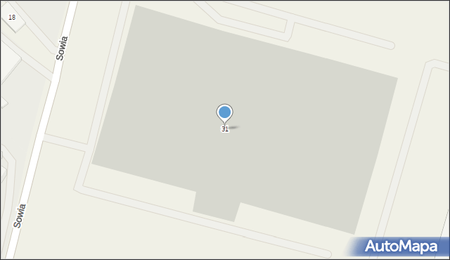 Tarnowo Podgórne, Sowia, 31, mapa Tarnowo Podgórne