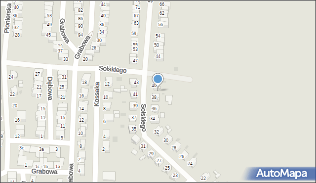 Tarnowskie Góry, Solskiego Ludwika, 40b, mapa Tarnowskie Góry