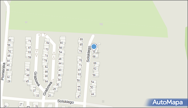 Tarnowskie Góry, Solskiego Ludwika, 70, mapa Tarnowskie Góry