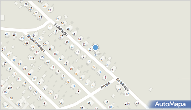 Tarnowskie Góry, Solskiego Ludwika, 8, mapa Tarnowskie Góry