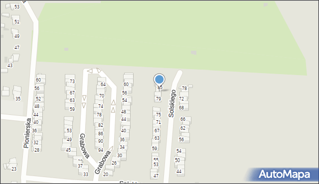 Tarnowskie Góry, Solskiego Ludwika, 83, mapa Tarnowskie Góry