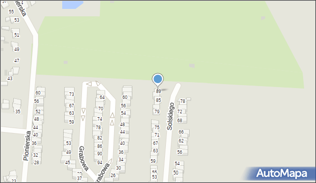 Tarnowskie Góry, Solskiego Ludwika, 89, mapa Tarnowskie Góry