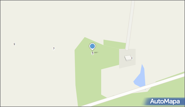 Tępcz, Sosnowa, 5, mapa Tępcz