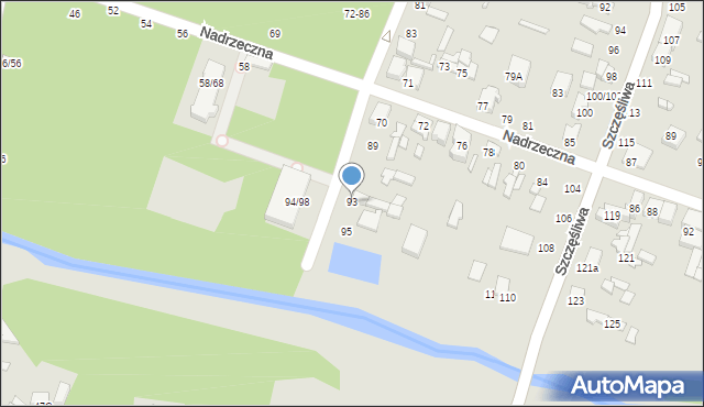 Tomaszów Mazowiecki, Sosnowa, 93, mapa Tomaszów Mazowiecki