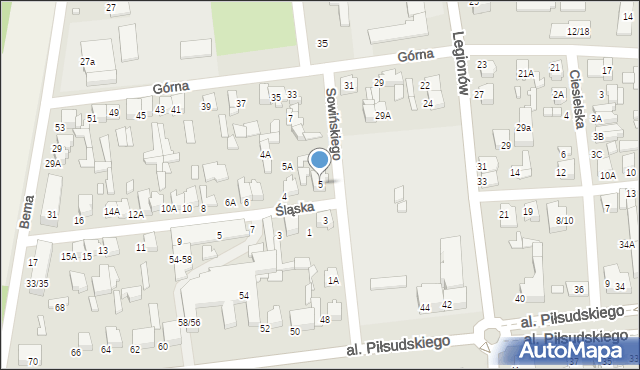 Tomaszów Mazowiecki, Sowińskiego Józefa, gen., 5, mapa Tomaszów Mazowiecki