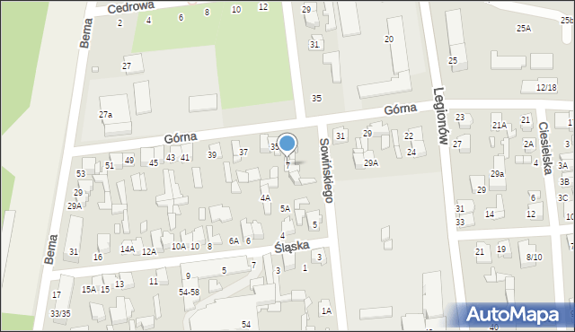 Tomaszów Mazowiecki, Sowińskiego Józefa, gen., 7, mapa Tomaszów Mazowiecki