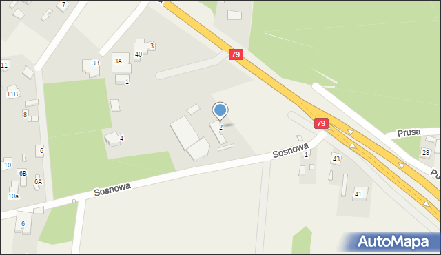 Tomice, Sosnowa, 2, mapa Tomice