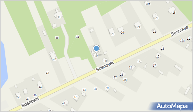 Tumlin-Osowa, Sosnowa, 32, mapa Tumlin-Osowa