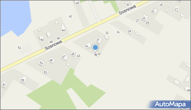Tumlin-Osowa, Sosnowa, 39, mapa Tumlin-Osowa