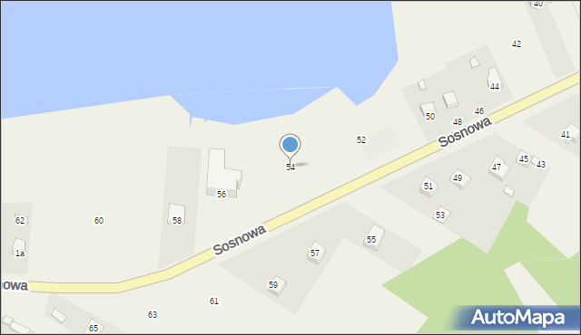 Tumlin-Osowa, Sosnowa, 54, mapa Tumlin-Osowa