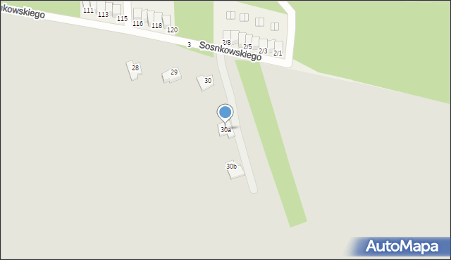Turek, Sosnkowskiego Kazimierza, gen., 30a, mapa Turka