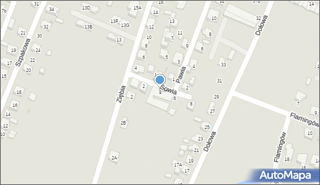 Tychy, Sowia, 4, mapa Tychów