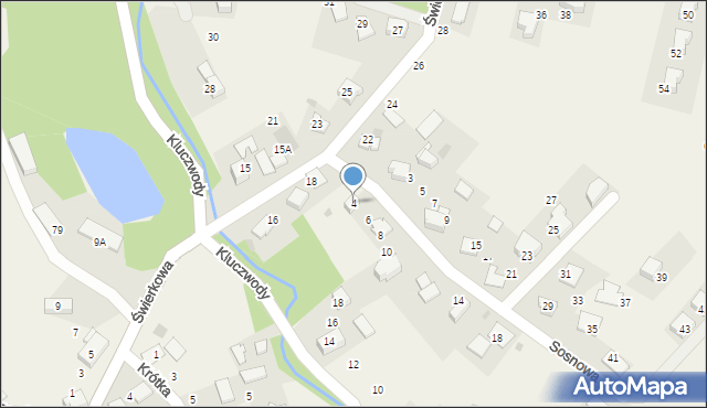 Ujazd, Sosnowa, 4, mapa Ujazd