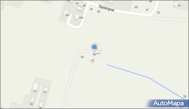 Ujazd, Sosnowa, 64, mapa Ujazd